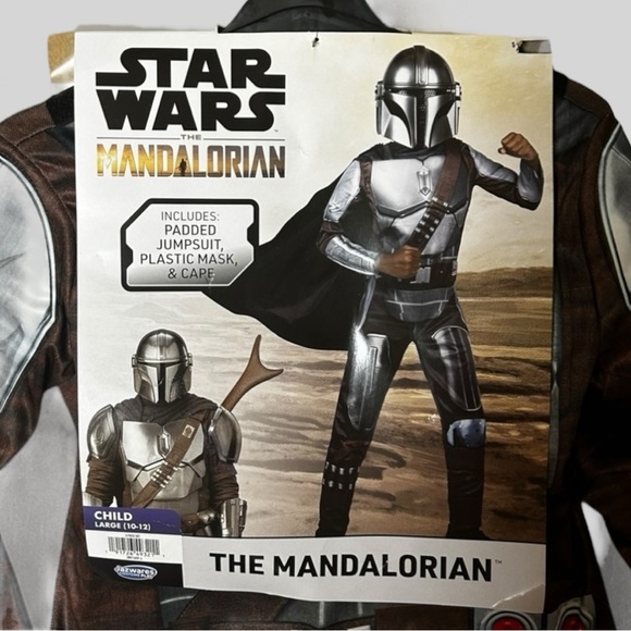 NWT STAR WARS THE MANDALARIAN Kids Costume Size Large - Picture 4 of 6